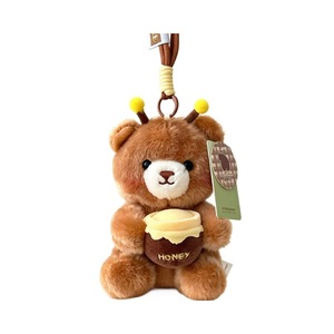 Adorable Peluche Apaisante Série Xiang Dundi Abeille et Petit Ours, Pendentif Doux pour Bébés 0-24 Mois, Idéal pour l'Heure du Coucher - Product Image 1