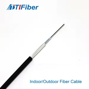 Harga pabrik 1-12 inti cable kabel serat optik dalam atau luar ruangan