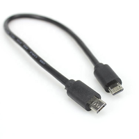 Câble de données personnalisé haute vitesse 2 cœurs 4 fils Micro USB 10cm 20cm PVC ouvert câble d'extrémité nue pour ordinateur fort universel 3A charge rapide