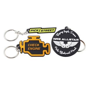 OEM <b>Keychain</b> 2D Logo Manufacture <b>Custom</b> Silicone Rubber Keyring 3D Cute Anime Soft PVC Keychains - Product Image 3