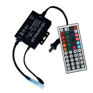 110V 1000Watt IR Remote Control RGB Controller With 44Key Remote For 5050 2835 LED Neon Rope Strip Light