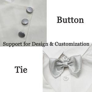 Traje Formal Personalizado, Chaleco <span class=keywords><strong>de</strong></span> Caballero, Ropa <span class=keywords><strong>para</strong></span> Niños Pequeños, Traje <span class=keywords><strong>de</strong></span> Bautizo <span class=keywords><strong>para</strong></span> Bebé Niño - Product Image 2