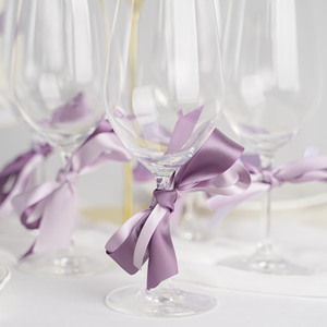 Ruban de satin gros grain avec logo personnalisé et impression couleur pour cadeaux de Noël - Product Image 5