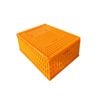 Poulet vivant pour transporter des cages à vendre Panier de transport Nouveau produit 2023 Fourni portant des caisses de poulet en plastique professionnel