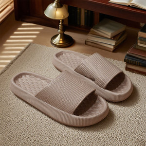 Home Slippers Thick Sole EVA <b>Soft</b> Cushioned Indoor Summer Autumn Winter Spring Adult Unisex Slip On Comfortable House <b>Shoes</b> - Product Image 3