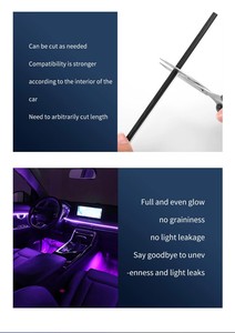 Barra de luz LED acrílica universal para coche, barra de luz LED para puerta, barra de luz de control central, barra de luz <span class=keywords><strong>invisible</strong></span> tipo cuchilla - Product Image 5