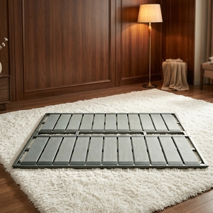 Letto <span class=keywords><strong>Matrimoniale</strong></span> Moderno Industriale di Lusso Imbottito in Metallo con Design <span class=keywords><strong>a</strong></span> Doghe Reclinabili, Assemblato per Camere d'Ospedale e Scolastiche - Product Image 1