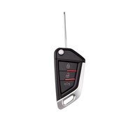 Télécommande sans fil à 3 boutons pour voiture Télécommande à code variable pour système d'alarme de voiture