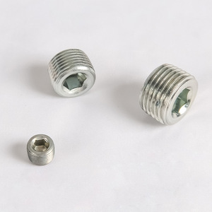 NPT/Z Metric/Imperial ED Rubber Gasket Sealing Plug Carbon Steel <b>Thread</b> <b>Insert</b> for Oil Plug - Product Image 1