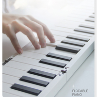 Home Entry-level Practice Electronic Piano 49 Key Foldable Digital USB Keyboard Professional Portable Midi Plus Practice