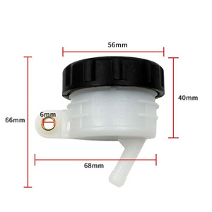 범용 오토바이 발 리어 브레이크 마스터 실린더 탱크 오일 유체 병 저수지 오토바이 부품 - Product Image 6