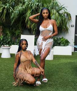 Bañador Sexy para mujer, ropa de baño informal de punto, <span class=keywords><strong>Bikini</strong></span> Sexy, novedad - Product Image 6