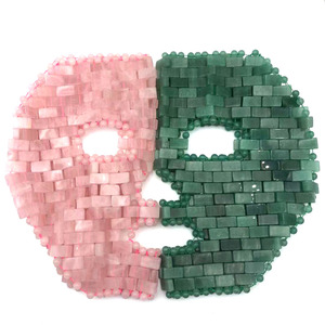 Outils de beauté pour le visage en cristal naturel, jade, guasha, rouleau en quartz rose - Product Image 4