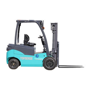 Chariot élévateur électrique de marque 2 tonnes 4 roues Batterie au plomb-acide Manutention d'entrepôt avec déplaceur latéral électrique et options de pneus - Product Image 4