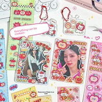Autocollants décoratifs pour téléphones et agendas, style Instagram, avec strass, en PET, de la marque Apple Many Gugu Card, fabriqués en Chine