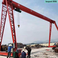 Nouvelle grue portique électrique de 20 tonnes à structure treillis, avec moteur, roulement et engrenage, haute efficacité, commande au sol/à distance, résistante au vent et stable