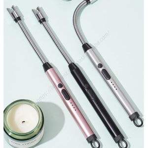Vente en gros de chalumeaux électroniques de cuisine, allumeurs coupe-vent, rechargeables par USB, construction métallique - Product Image 3