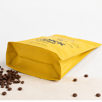 Sacs à café réutilisables personnalisés avec logo imprimé en couleur, fermeture éclair, en BOPP/AL/PE, impression numérique, faible MOQ, emballage