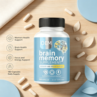 Complément Alimentaire pour la Mémoire Cérébrale en Capsules – Soutien Énergétique et Concentration – 180 Comprimés – Complément Alimentaire