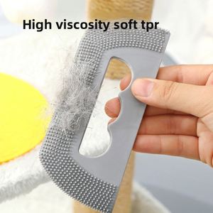 Wholesale Self Cleaning New Hair Remover Pet Suction Dog Hair Soft Rubber Brush <b>Cat</b> Hair Scraper Adhesive - Product Image 2