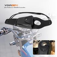 YD-LB22 moto carburant réservoir de gaz Center pochette sac réservoir Pad couverture en cuir PU pour Harley Sportster 800/1000/1200