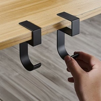Crochets et supports muraux en aluminium pour armoire, multifonctionnels et écologiques, solution de rangement pour vêtements