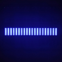 Barra de Visualización LED de 20 Segmentos de Alta Calidad, Luz Azul, 12 Pines DIP, Matriz Lineal para Medidores de Intensidad de Señal Industrial