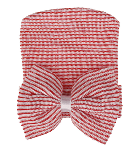 Nuevo diseño de sombreros suaves para bebés pequeños con accesorios de lazo, accesorios de fotografía, <span class=keywords><strong>gorro</strong></span> para niños recién nacidos para niñas y niños - Product Image 4