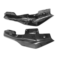 Lavitin 3k Serat Karbon Asli untuk Yamaha MT09 FZ09 2014 - 2016 Penutup Panel Samping Jok Belakang Sepeda Motor Fairing