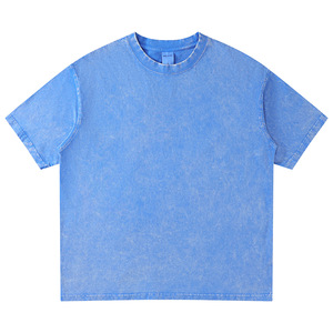 Camiseta Extra Grande para Hombre, Tejida a Medida, Transpirable, 100% Algodón, con Logotipo Frontal Impreso en DTG, OEM Stone - Product Image 4