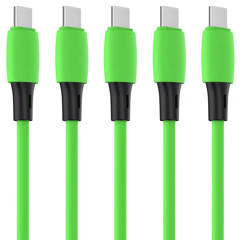 Flaş satış USB kablosu renkli OEM 2m yumuşak kauçuk hızlı şarj kablosu iphone apple için