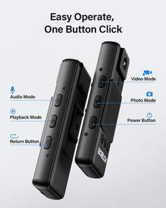 BOBLOV A23 미니 1080P HD 야간 투시 비디오 레코더 소형 착용형 카메라 바디캠 - Product Image 5