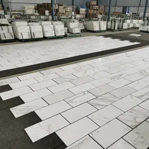 AST OEM/ODM Marmor Fliese热卖大瓷砖自然低价抛光豪华卡拉卡塔白色大理石瓷砖