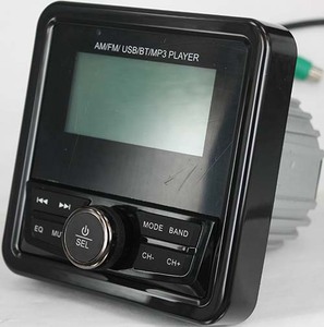 Marine Stéréo Étanche <span class=keywords><strong>Moto</strong></span> Navire Lecteur Audio Voiture MP3MP5 Système Auto FM AM Radio SPA UTV - Product Image 2