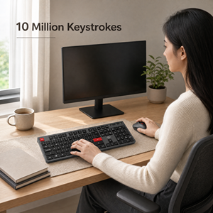 Set Tastiera <span class=keywords><strong>e</strong></span> <span class=keywords><strong>Mouse</strong></span> Wireless RF 2.4GHz Multimediale per Laptop <span class=keywords><strong>e</strong></span> <span class=keywords><strong>Gaming</strong></span>, 104 Tasti, Comoda da Usare, Risposta Rapida - Product Image 2