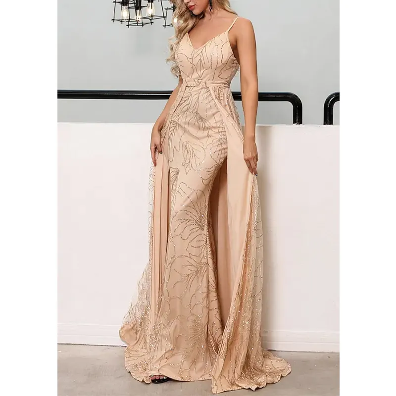 2024 mode dames luxe bal robe de soirée fête longues robes femmes