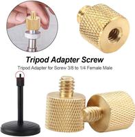 Adaptador de tornillo de cámara 1/4 "hecho a 3/8" hembra y 3/8 "macho a 1/4" hembra para monitor de cámara, trípode, soporte de micrófono