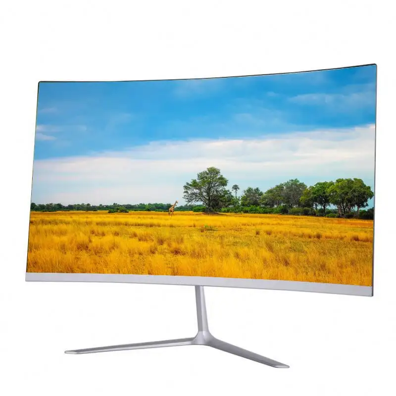 ขายส่งราคา24 "จอแอลซีดีคอมพิวเตอร์จอภาพ IPS หน้าจอ HD LED แสดงผลเกม PC หน้าจอโค้ง