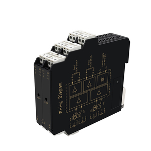 Isolateur de signal de courant 2 entrées 2 sorties, 4-20mA/0-20mA, isolation 2500V, haute précision 0,1%, montage sur rail DIN, DC24V - Product Image 6