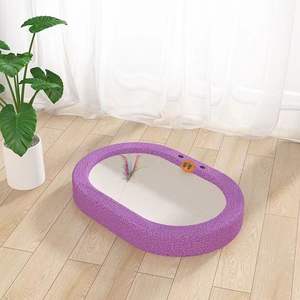 Solido Extra Large Cat Nest ovale gratta e vinci integrato Pet nido Sisal materiale gatto Scratcher con palla giocattolo prodotti per animali domestici - Product Image 1