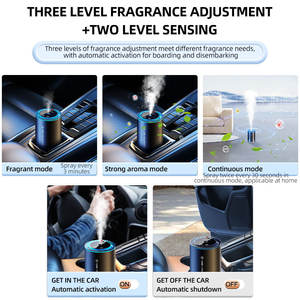 معطر هواء للسيارة مخصص، موزع عطور بالزيت العطري لاسلكي، منقي هواء أوتوماتيكي للسيارة، فواحة عطرية للسيارة - Product Image 4