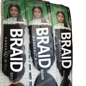 Ombre Pre-Kéo Dài 36 Màu Sắc Cá Nhân Bện Phần Mở Rộng Tóc 82Inch 165G Duy Nhất Sợi Ngang Nước Nóng Cho Phụ Nữ Da Đen - Product Image 1