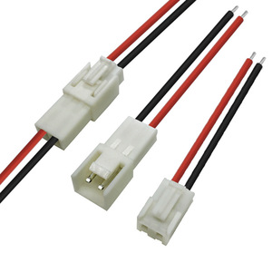 VH3.96 Terminal <b>Wire</b> 2P Red Black Power Cord 600mm Flame Retardant Plastic Connector for Vacuum Cleaner Motor - Product Image 1