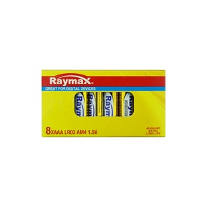 แบตเตอรี่ <span class=keywords><strong>MN2400</strong></span> 1.5V LR03 AAA แบตเตอรี่อัลคาไลน์-แมงกานีสไดออกไซด์ raymaxmsds - Product Image 3