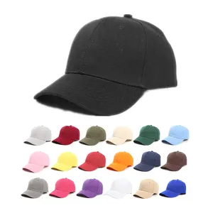 قبعات رياضية سادة 100% أكريليك للجنسين قابلة للتعديل من OEM ODM قبعات كرة سلة خالية من الكتابة من 6 طبقات مخصصة