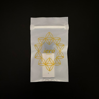 Sacs d'emballage pour vêtements biodégradables personnalisés en PLA PBAT, givrés, avec fermeture éclair, impression de logo, sacs à fermeture éclair compostables pour vêtements