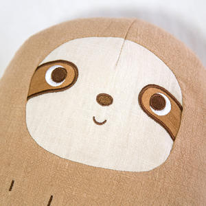 Nouveauté : Peluches et jouets de sommeil pour bébé en lin, modèles Singe paresseux, <span class=keywords><strong>Pingouin</strong></span>, Lapin, Hibou, et poupées oreillers de style lapin, singe paresseux, <span class=keywords><strong>pingouin</strong></span> - Product Image 4