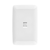Interrupteurs de plafond et muraux JUBEN en matériau PC, variateurs de vitesse, accessoires électriques, prises - Blanc 16A 250V