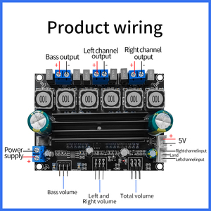 Carte amplificateur de son TPA3116D2 Amplificateur audio 100W 2.1 Subwoofer Amplificateurs de puissance Haut-parleur Home Cinéma <span class=keywords><strong>DIY</strong></span> - Product Image 4