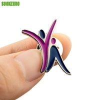 Broche personnalisée en métal de haute qualité, émail souple, badge en alliage de zinc, articles estampés sur mesure